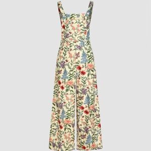 CIDER NWT CORDUROY FLORAL WIDE LEG OVERALLS 1X